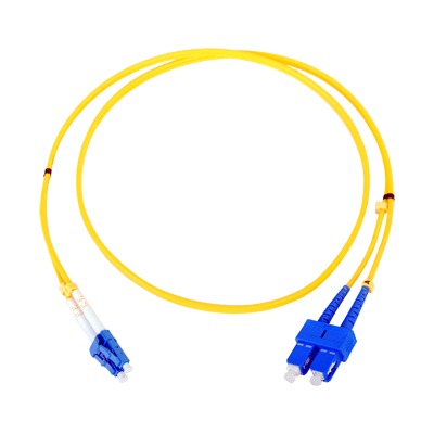 Jumper de Fibra Óptica Monomodo LC/SC Duplex de 1 metro Jumper de Fibra Óptica Monomodo LC/SC Duplex de 1 metro